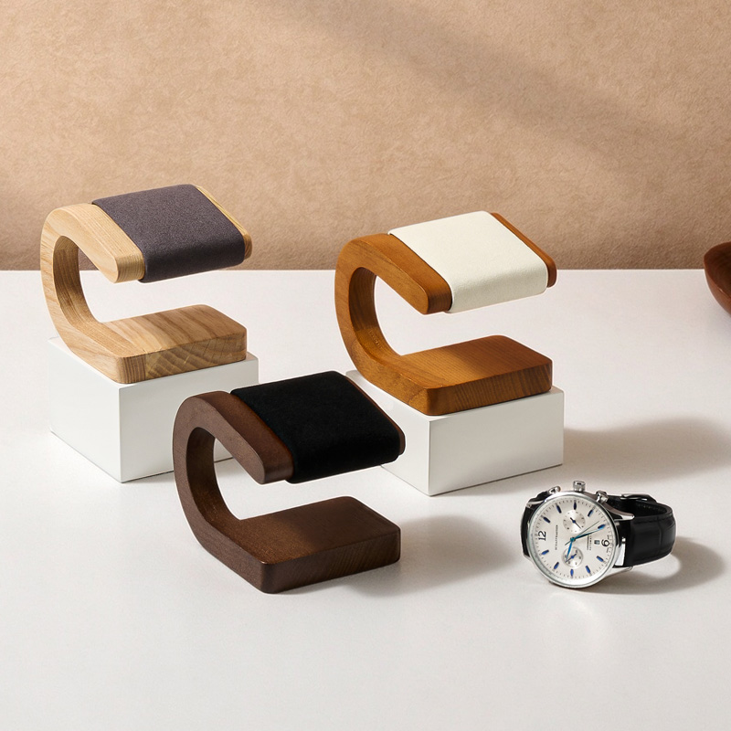 Oirlv Walnut Wooden Watch Stan - Jewelry And Watches Inc ulasan dan harga
